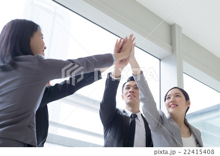 Business people team give five Business people team give five 22415408