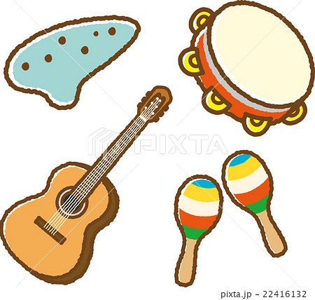 Instrument Illustration Material Set 1 Stock Illustration