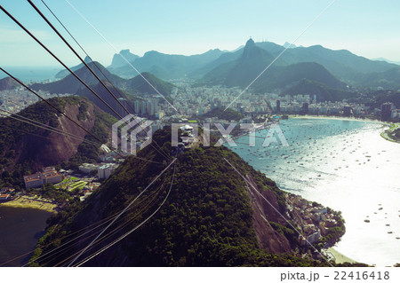 ropes of cable car at Sugar Loaf station ropes of cable car at Sugar Loaf station 22416418
