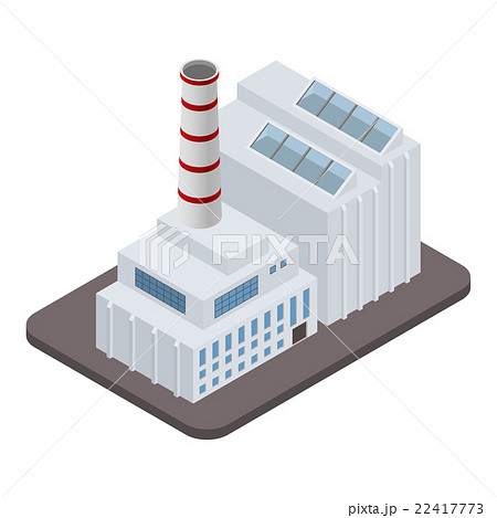 isometric industrial factory buildings icon. isometric industrial factory buildings icon. 22417773