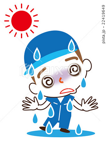 熱中症　男性整備員 22419649