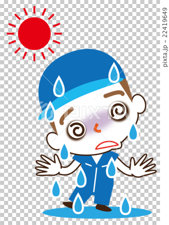 熱中症　男性整備員 22419649
