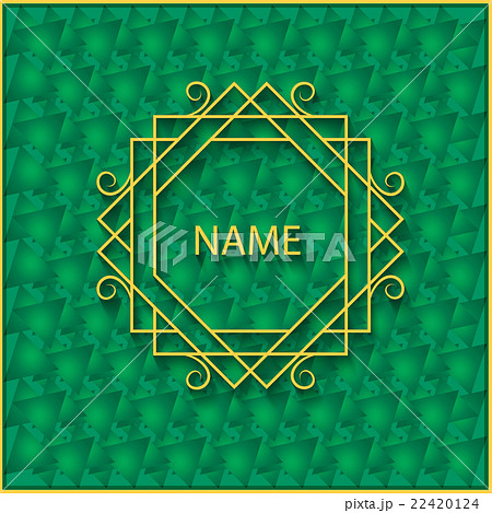 Greeting card corporate style, logo, ornament Greeting card corporate style, logo, ornament 22420124
