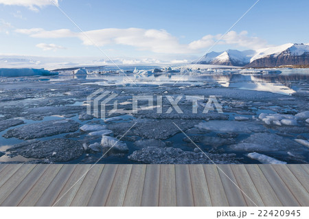 Natural landscape background, Iceland winter  22420945