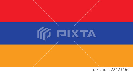 Vector of offficial flag of Armenia country 22423560