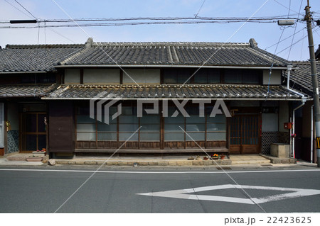 東海道　二川宿の町並 22423625