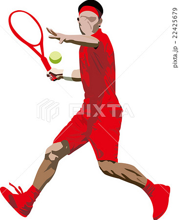 テニスのイラスト素材 22425679 Pixta