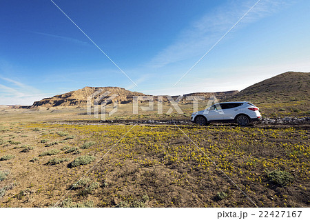SUV in Desert SUV in Desert 22427167