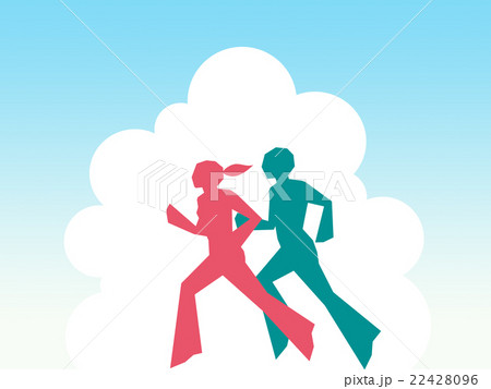ジョギングのカップル ジョギングのカップル 22428096