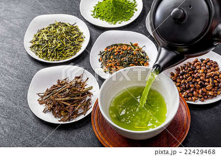おいしい日本茶いろいろ　 Various Japanese green tea 22429468