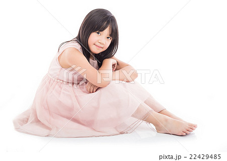 little asian beautiful girl wearing pink dress little asian beautiful girl wearing pink dress 22429485