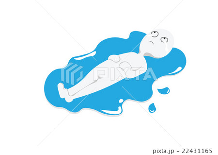 People man sad sinking in tear People man sad sinking in tear 22431165