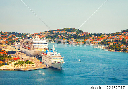 View of harbor in Dubrovnik. Croatia. View of harbor in Dubrovnik. Croatia. 22432757