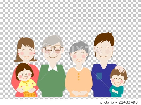 家族、介護、福祉、幸せ、ファミリー、老後、二世帯、同居、日本人、並ぶ、シニア、認知症 22433498