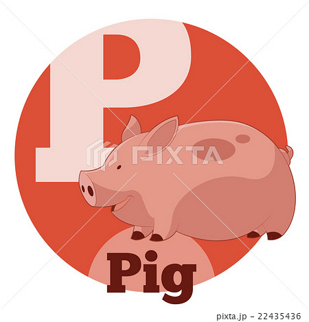 ABC Cartoon Pig 22435436
