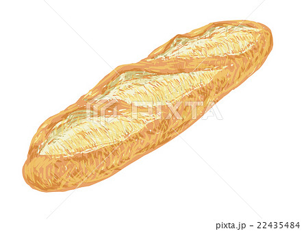フランスパン バタール のイラスト素材