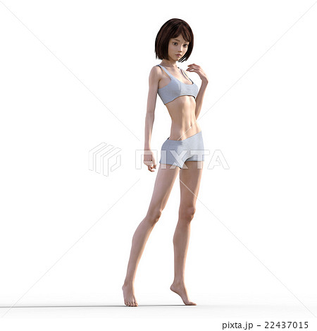 綺麗な脚の女性 ボディーパーツ perming 3DCG イラスト素材 綺麗な脚の女性 ボディーパーツ perming 3DCG イラスト素材 22437015