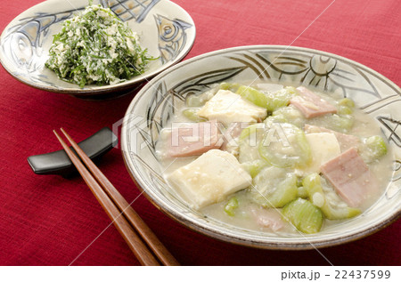 ナーベーラーンブシーとニガナの白和え ナーベーラーンブシーとニガナの白和え 22437599