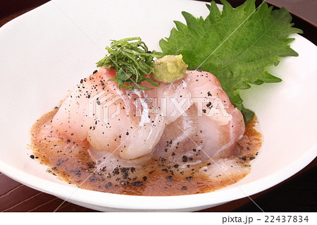 鯛　刺身　胡麻だれ和え 22437834
