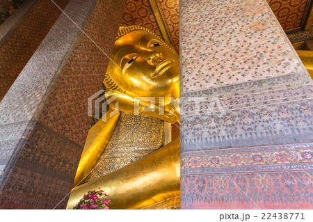 Big Reclining Buddha, Wat Pho, Bangkok of Thailand 22438771