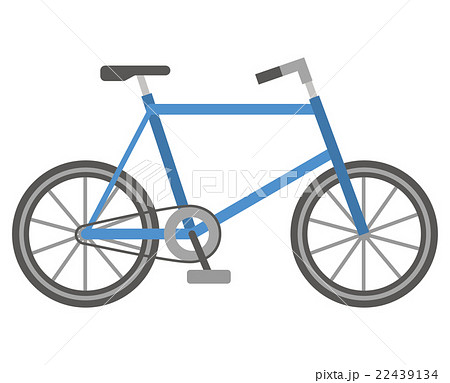 自転車 ミニベロ 乗り物 シリーズ のイラスト素材