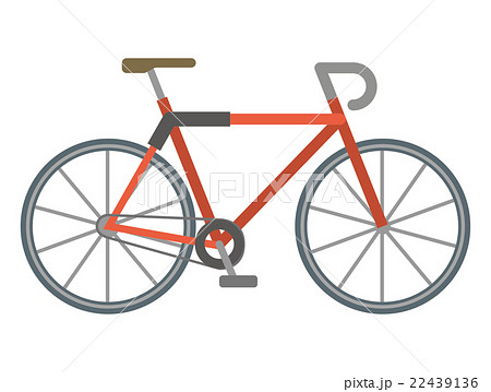 自転車 ロードバイク 乗り物 シリーズ のイラスト素材