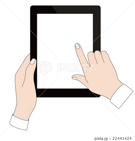 タブレットと手 22441424