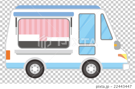 ケータリング　移動販売車【乗り物・シリーズ】 22443447