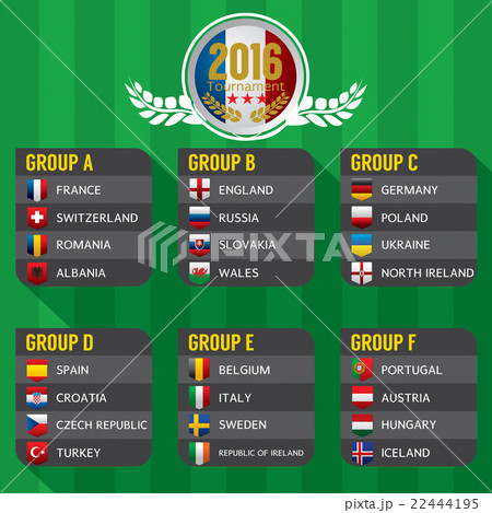 2016 European Football Tournament. 22444195