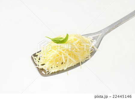 Heap of grated cheese Heap of grated cheese 22445146