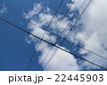 空にかかる電線 空にかかる電線 22445903