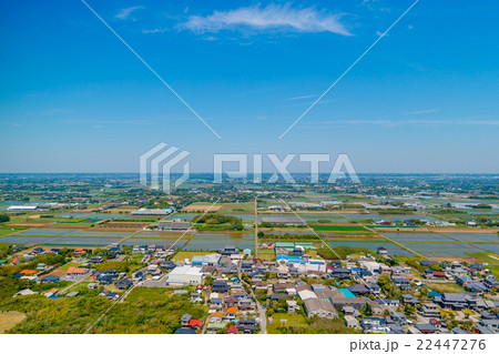 匝瑳市今泉海水浴場付近を空撮 22447276
