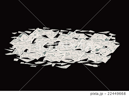 捨てられた紙幣_イラスト 捨てられた紙幣_イラスト 22449668