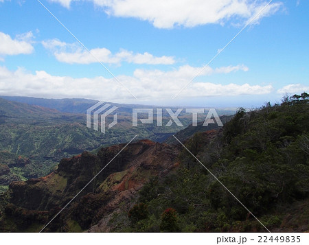 ハワイの景色(ワイメア渓谷) ハワイの景色(ワイメア渓谷) 22449835