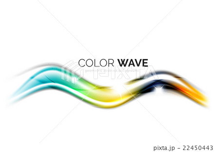 Abstract color wave design element Abstract color wave design element 22450443