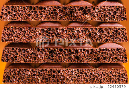 milk porous chocolate closeup 22450579