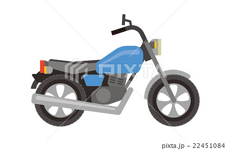 バイク 中型 乗り物 シリーズ のイラスト素材 バイク 中型 乗り物 シリーズ のイラスト素材