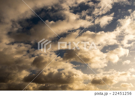 sky with clouds and sun 22451256