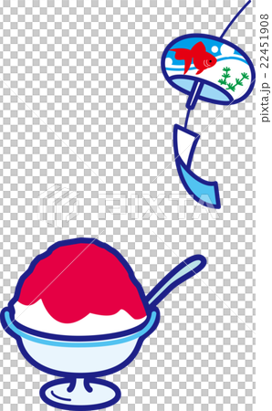 Shaved ice strawberry wind chime goldfish summer Shaved ice strawberry wind chime goldfish summer 22451908