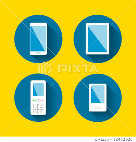 Mobile icons set 22452926