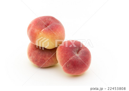 蟠桃(ドーナツ桃):Donut peach (Saturn peach) 蟠桃(ドーナツ桃):Donut peach (Saturn peach) 22453808