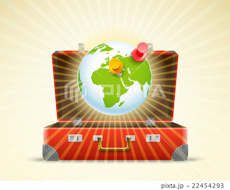 Travel bag vector illustration. Vacation concept 22454293