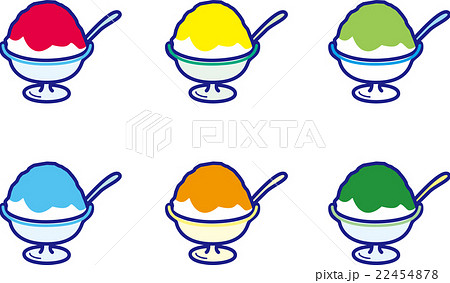 かき氷６種類　夏のスイーツ 22454878