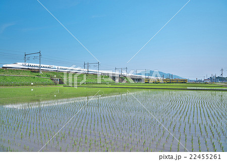 穀倉地帯を走る新幹線 22455261