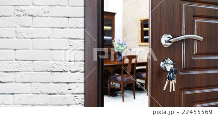 Half open door, welcome to the office. 22455569