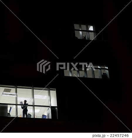Dark office building 22457246