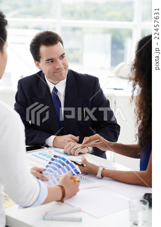Meeting with designers Meeting with designers 22457631