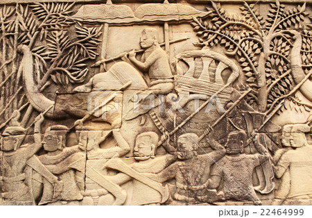 Wall carving of Prasat Bayon Temple, Angkor Wat 22464999
