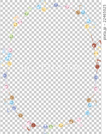 子供と世界の平和　地球の仲間　外国人　音符の輪 22465025