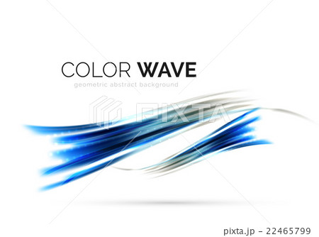 Abstract color wave design element 22465799